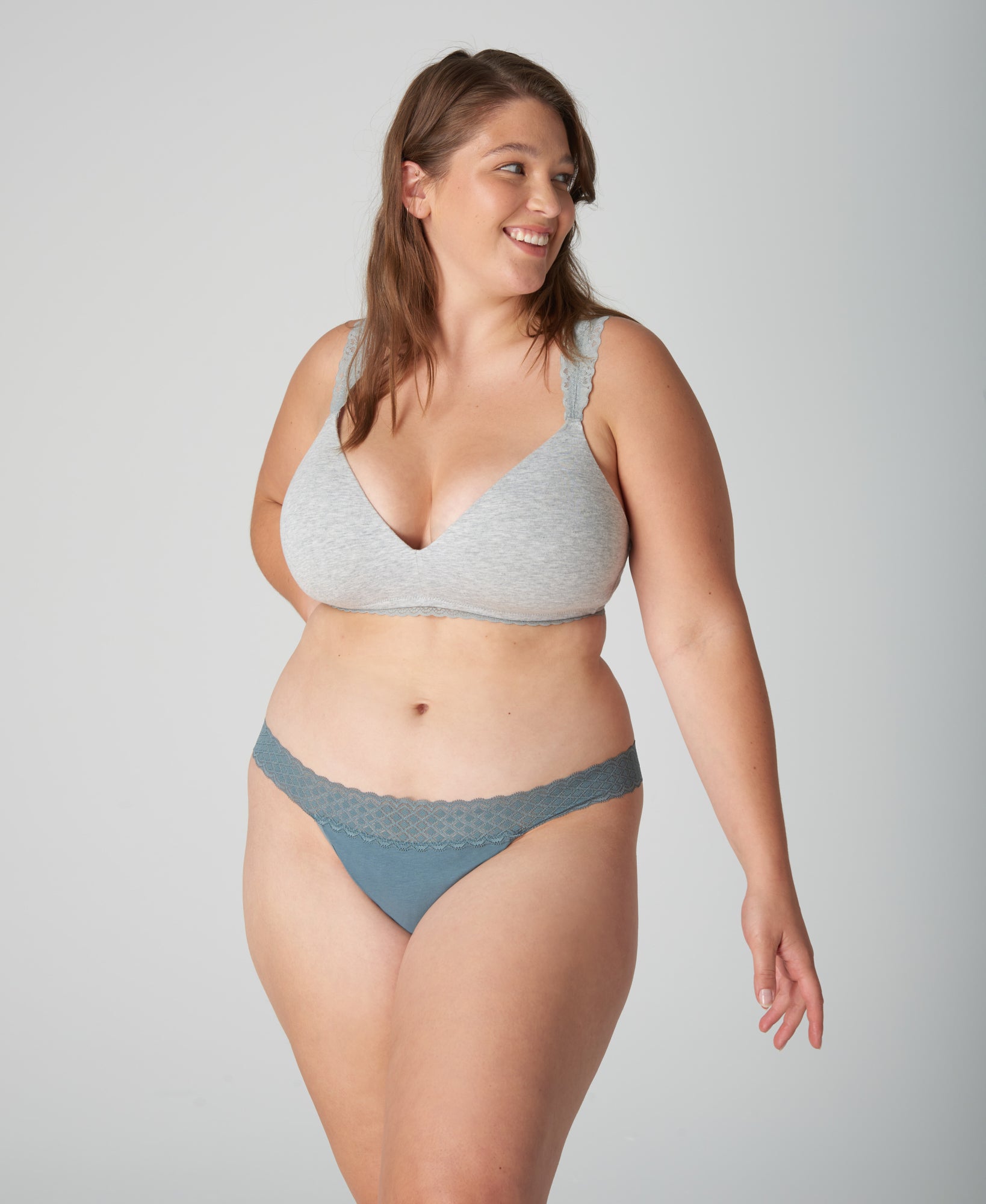 Period-Proof Organic Cotton Thong - 1 Tampon Absorption