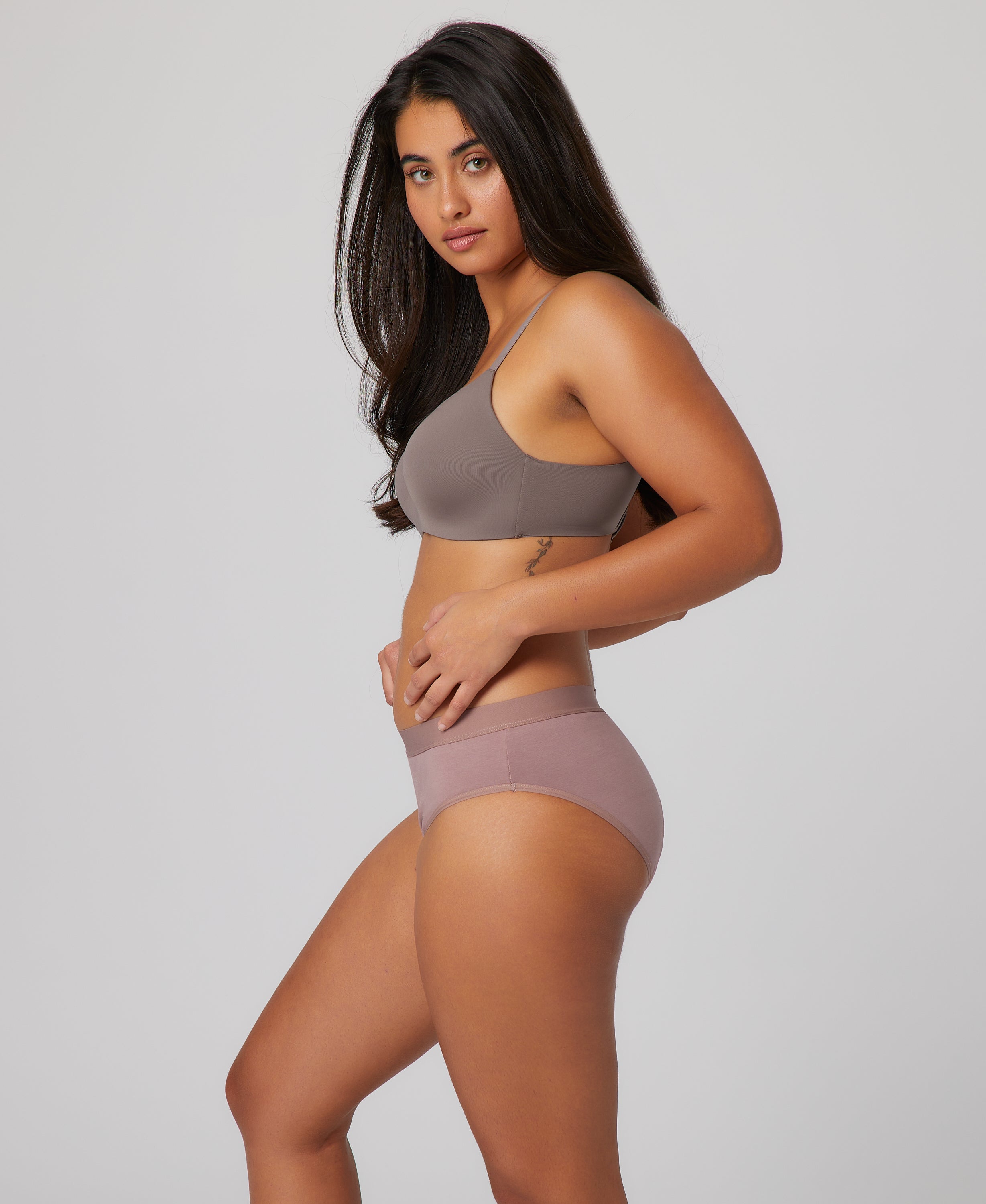 Bikini Pour Règles Coton Biologique - Absorption 3 Tampons