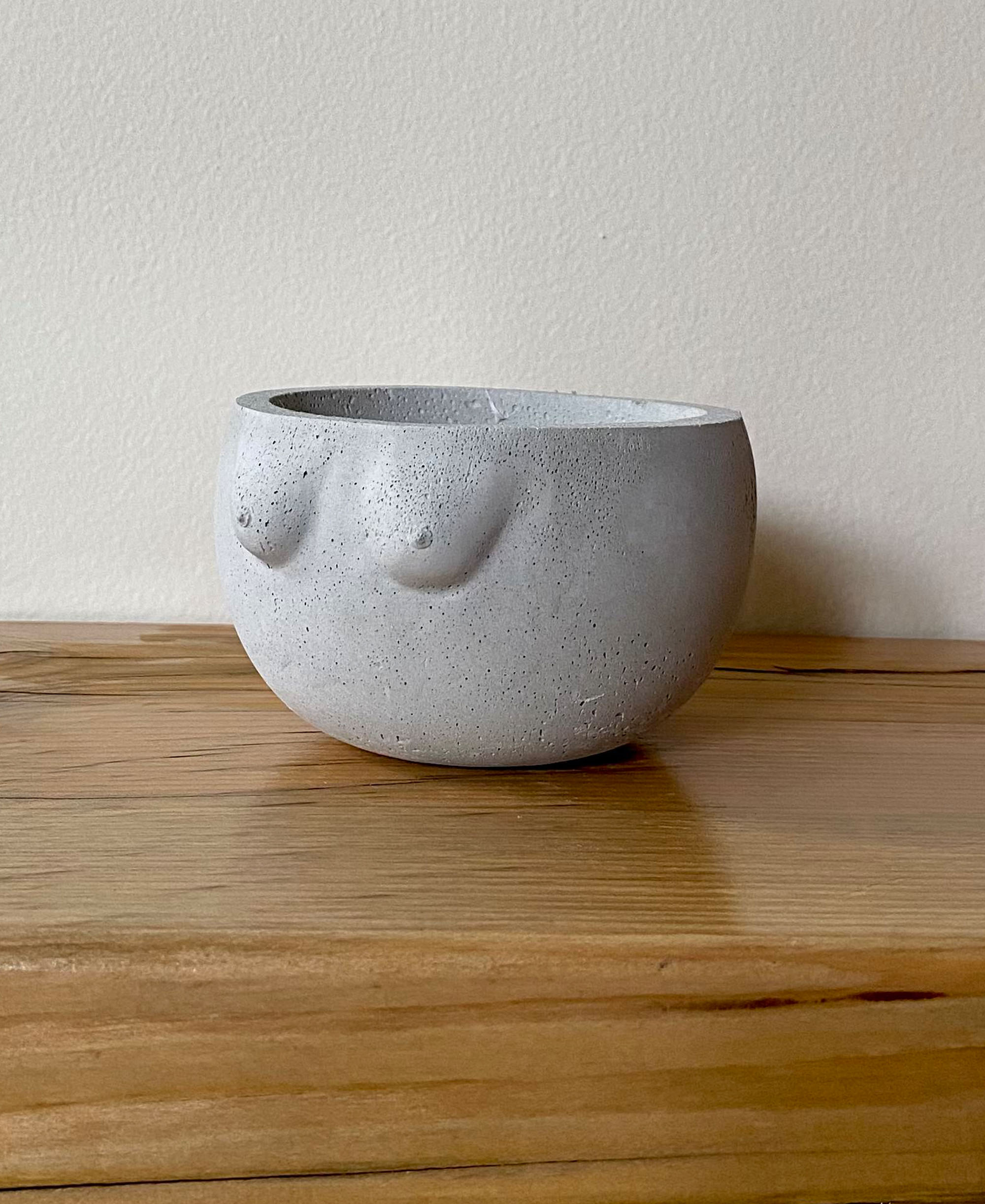 Bonnet B pot grand - Gris