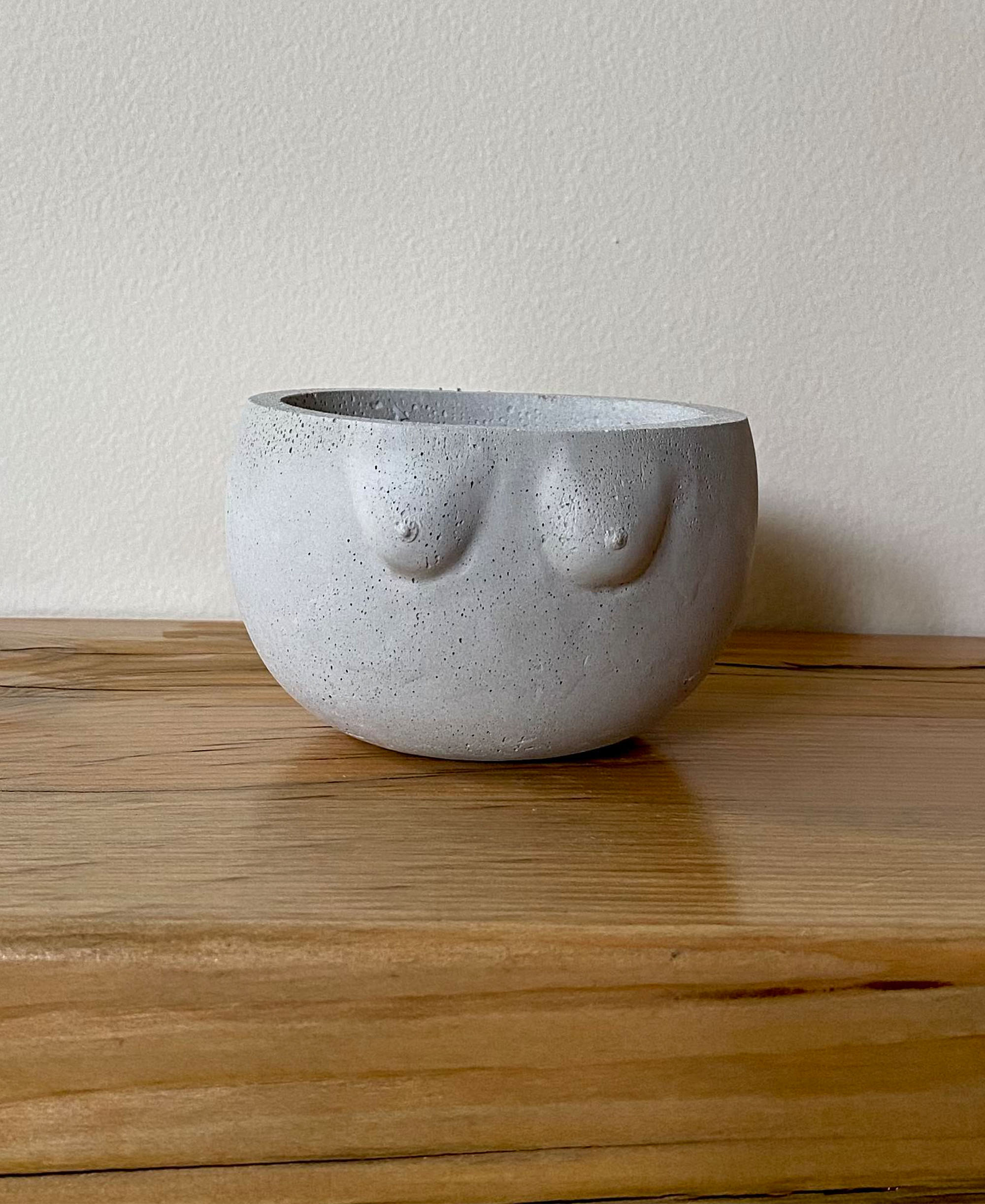 Bonnet B pot grand - Gris