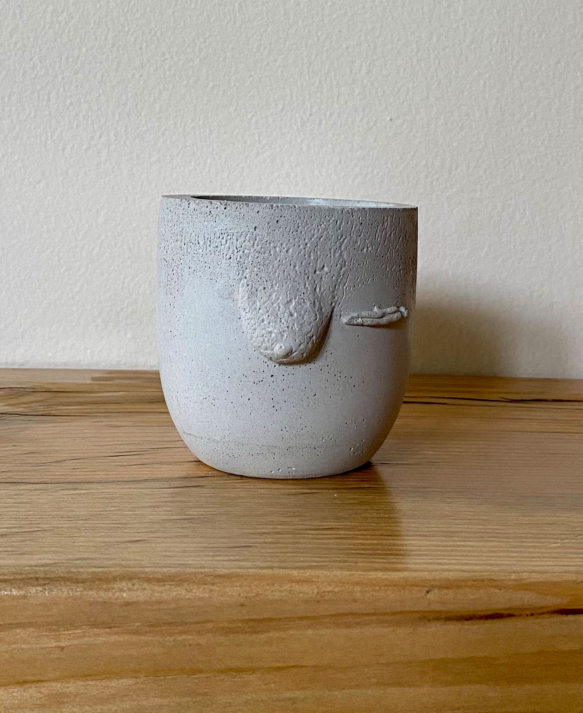 Mastectomie pot médium - Gris