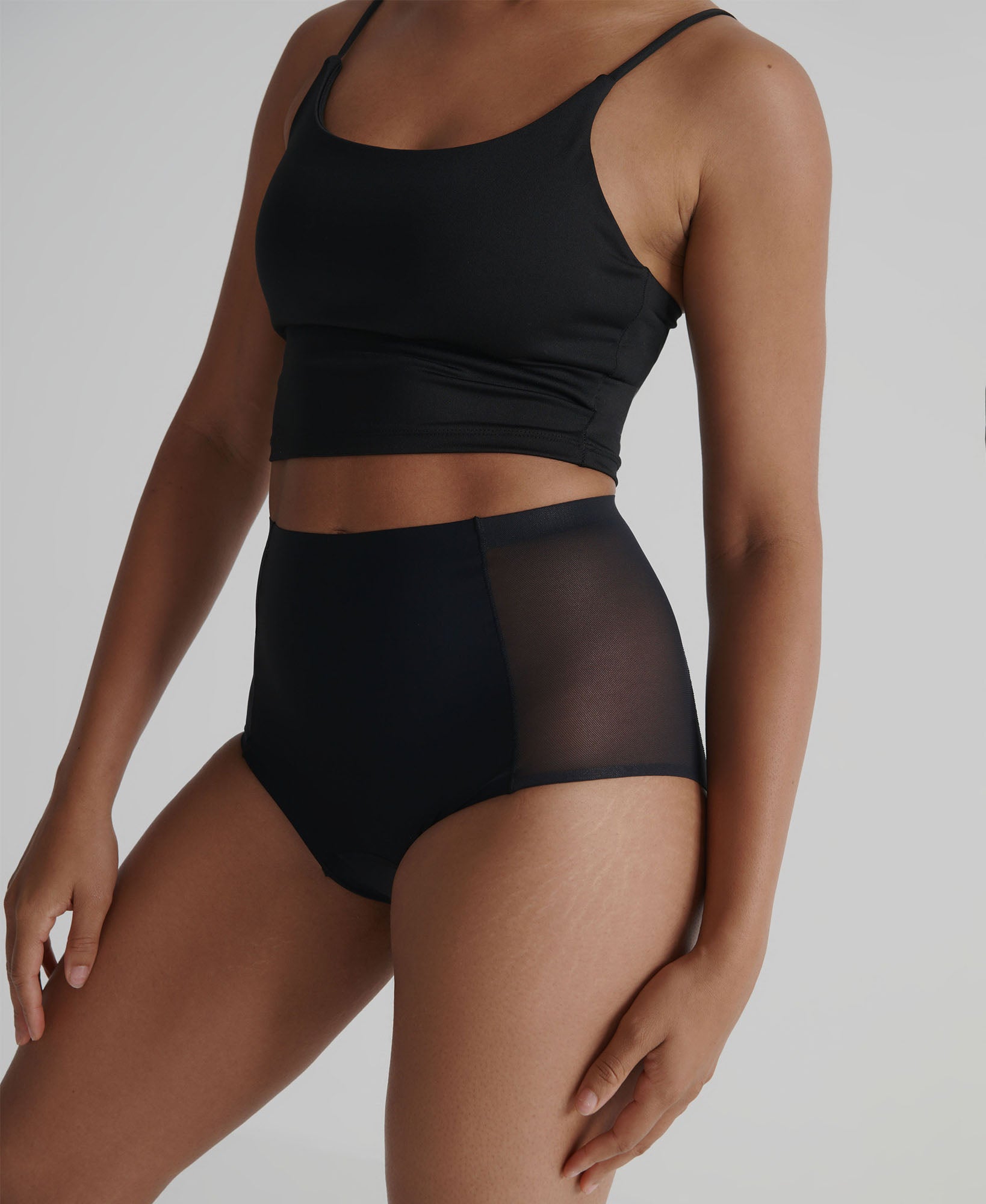 Seamless Leak-Proof High Waist Mesh - Regular Absorption