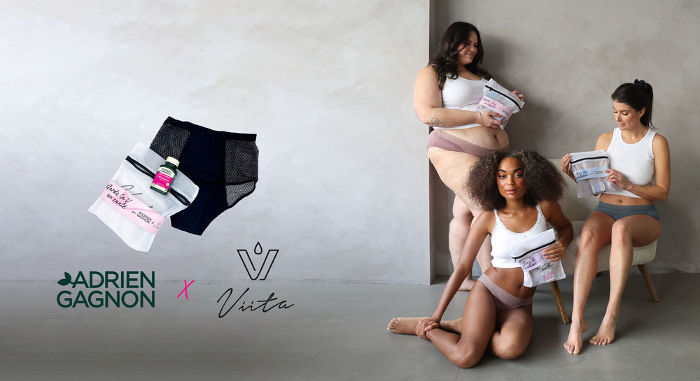 VOOPET 5Pack Menstrual Period Underwear for Women Leak Proof High